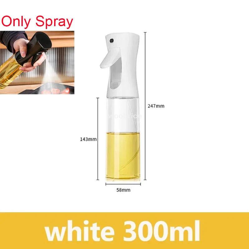 Frasco de spray de óleo para cozinhar oferece a conveniência de pulverizar