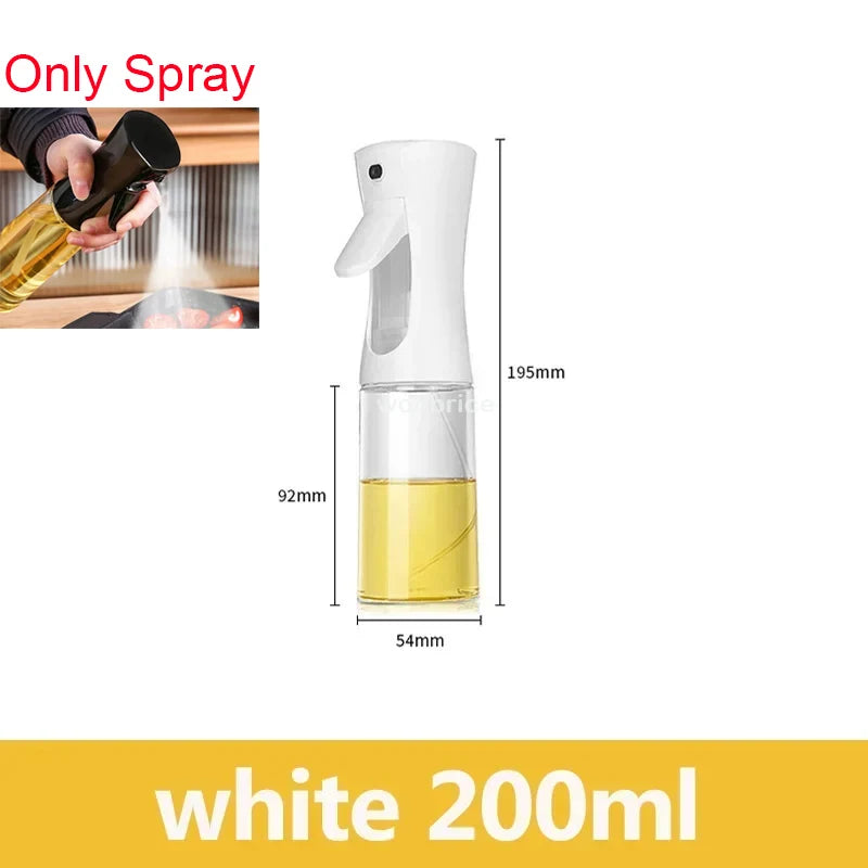 Frasco de spray de óleo para cozinhar oferece a conveniência de pulverizar